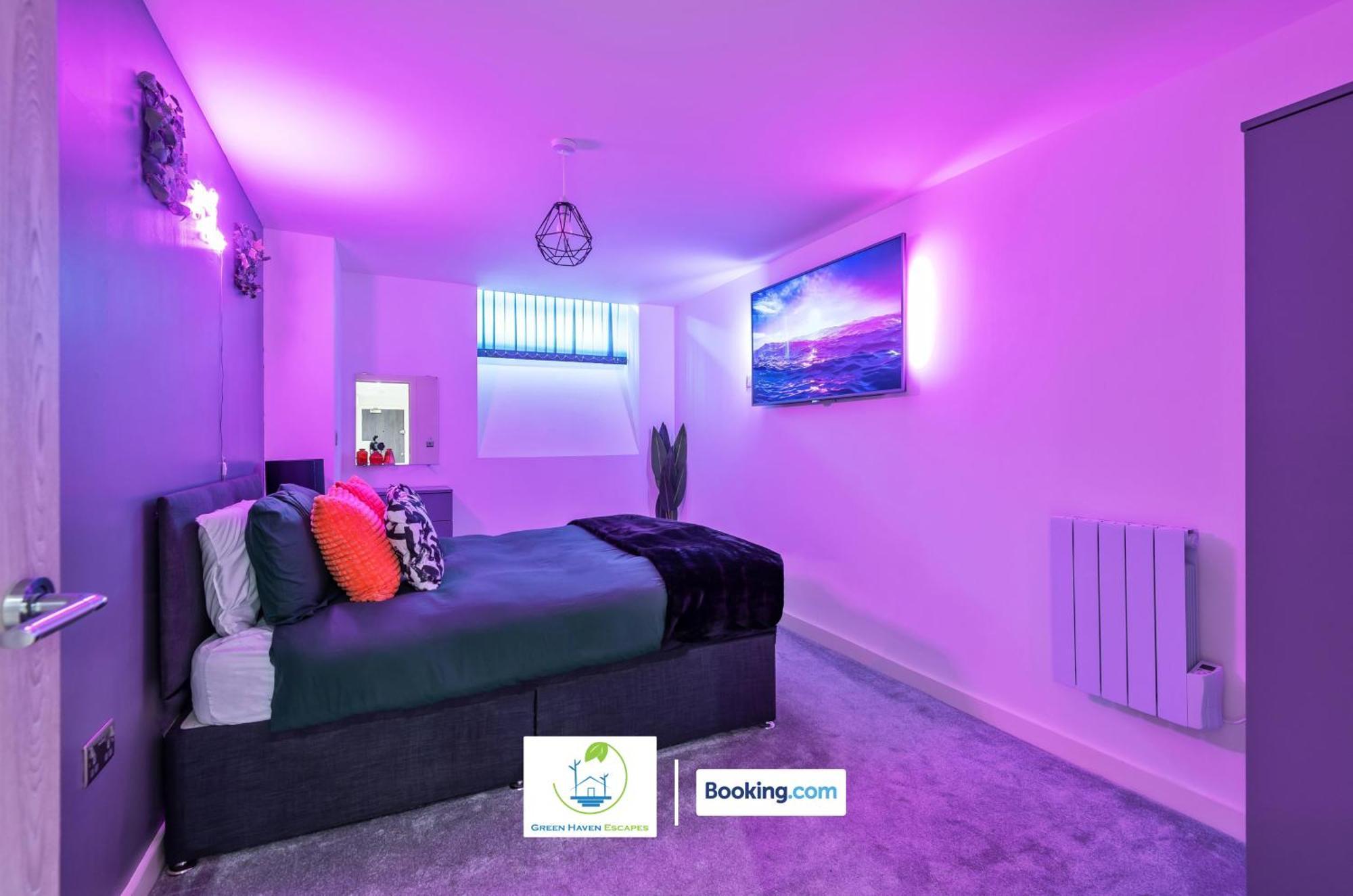 Spacious 1 Bedroom Apartment With 4K Cinema Experience By Green Haven Escapes In Bradford Bradford  Exterior photo
