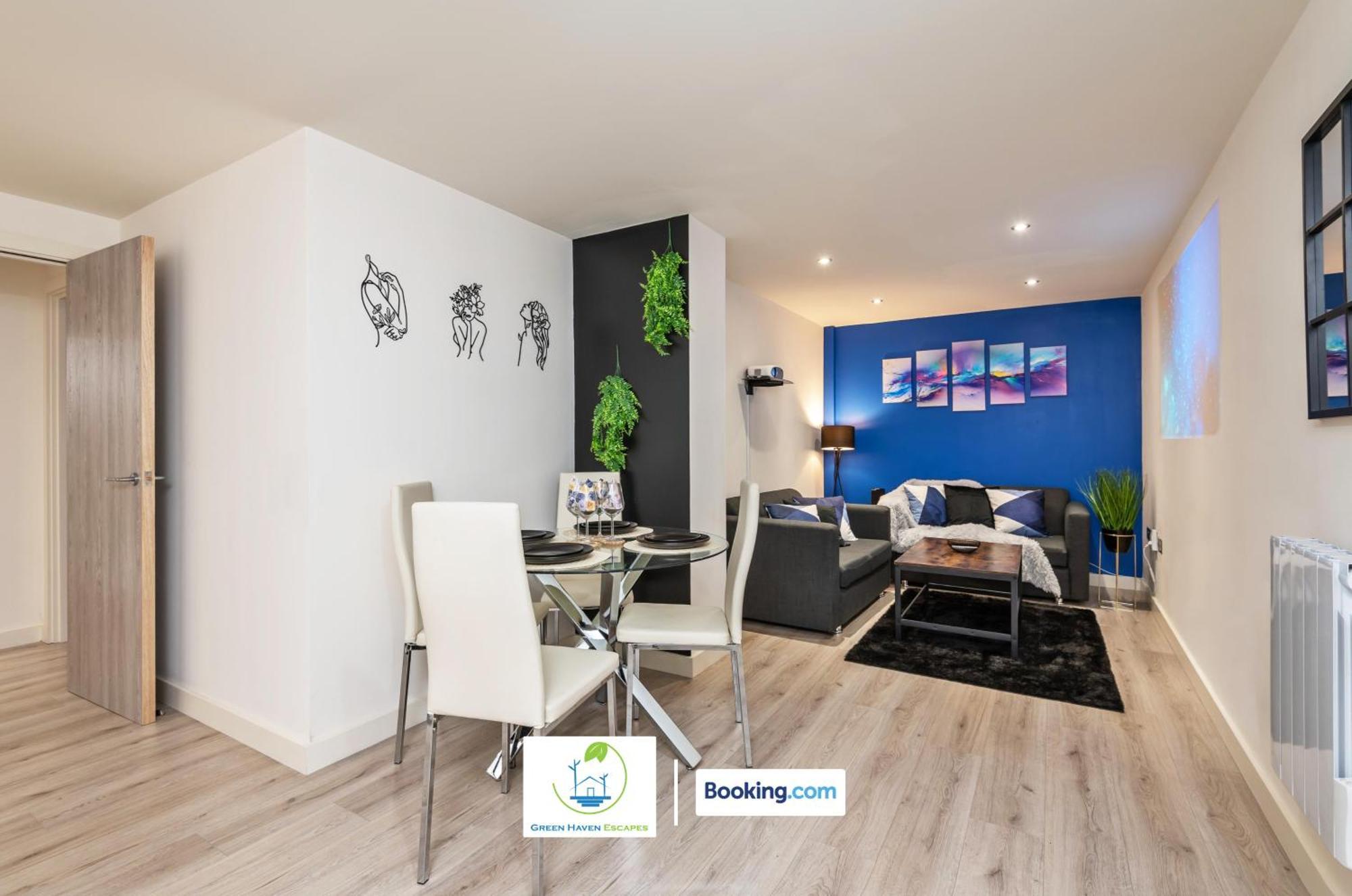 Spacious 1 Bedroom Apartment With 4K Cinema Experience By Green Haven Escapes In Bradford Bradford  Exterior photo
